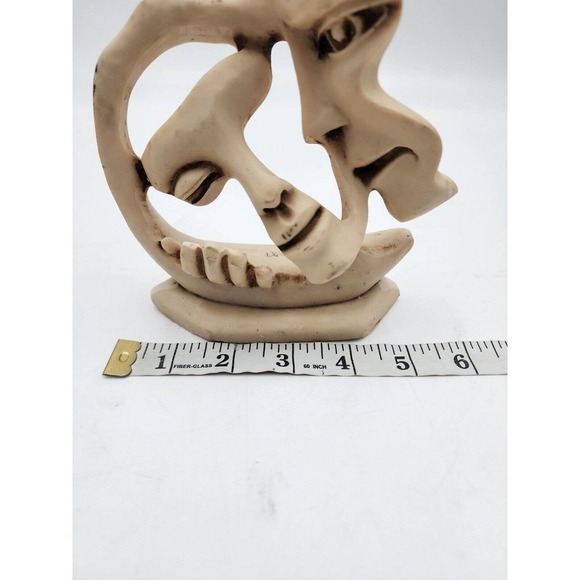 JART Abstract Faces Art Sculpture Loving Kiss Embrace Mexico Vintage Signed - Picture 14 of 14